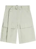 Jil Sander belted shorts - Green