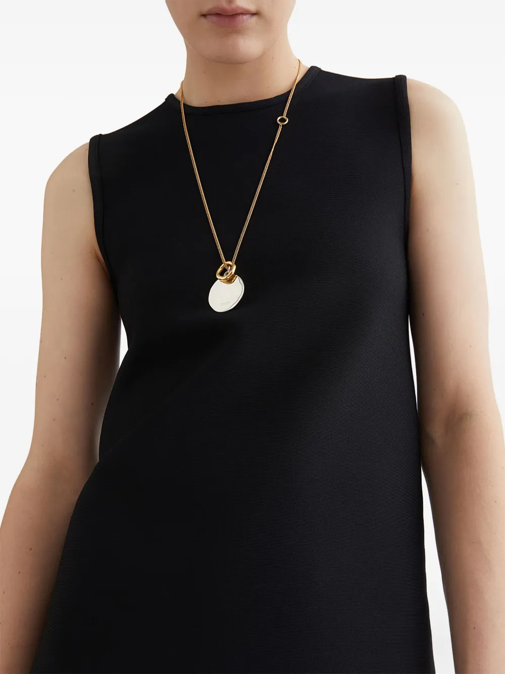 Jil Sander Top met ronde hals Zwart