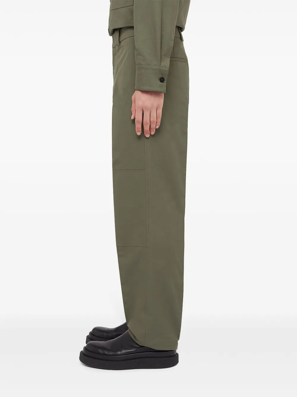 Jil Sander ストレートパンツ | グリーン | FARFETCH JP