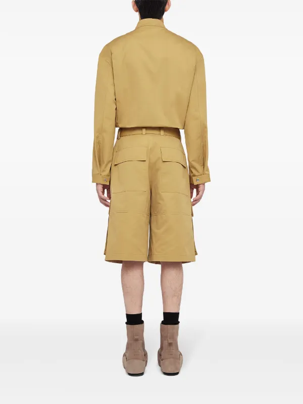 Jil Sander ベルテッド ショートパンツ | ブラウン | FARFETCH JP Jil Sander ベルテッド ショートパンツ | ブラウン | FARFETCH JP