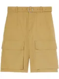 Jil Sander belted shorts - Brown