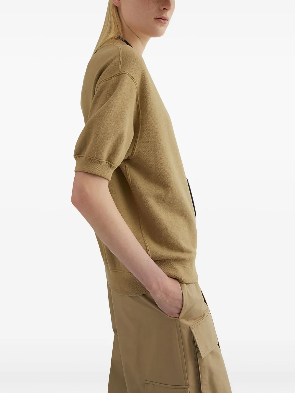Jil Sander T-shirt met ronde hals Bruin