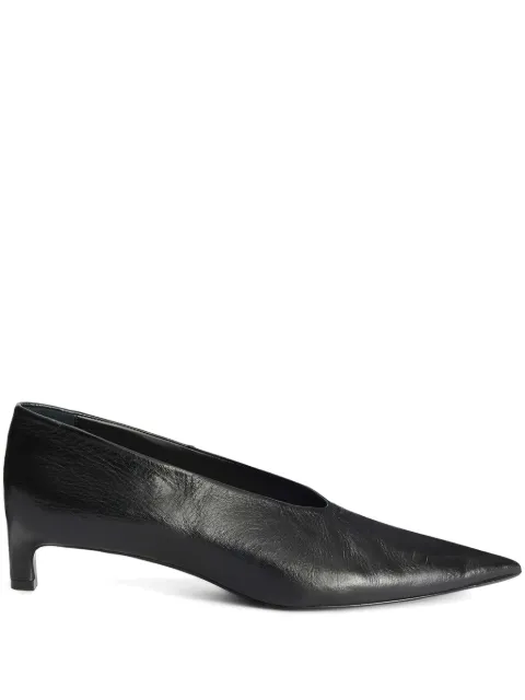 Jil Sander leather pumps