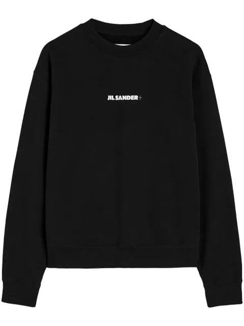 Jil Sander sudadera con logo estampado