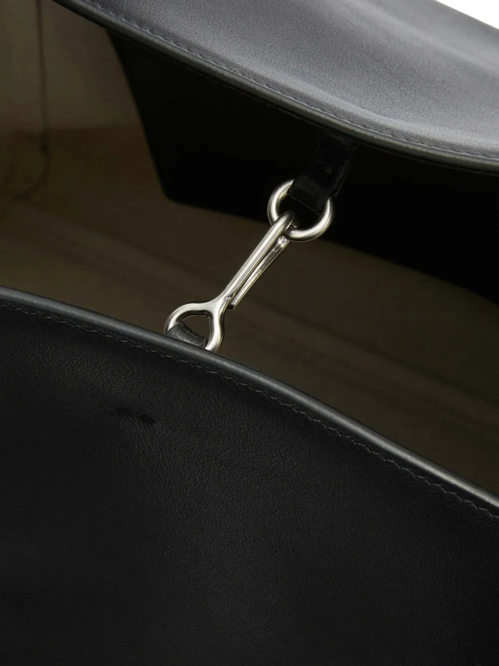 Jil Sander Medium shopper verfraaid met knoop Zwart