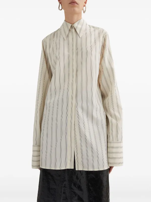 【関税＆送料込み】Jil Sander Striped Cotton T-Shirt Jil Sander Striped cotton T-shirt Jil Sander