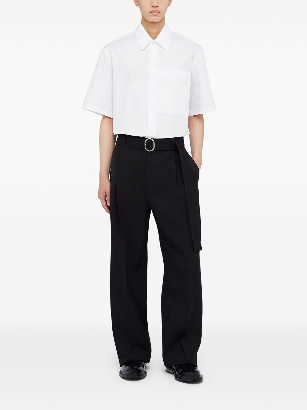 Jil Sander Oversized overhemd - Wit