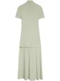 Jil Sander high-neck fluid midi dress - Green