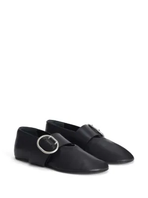 76さま専用　JIL SANDER フラットレザーシューズ 38 Jil Sander レースアップ レザーシューズ | ブラック | FARFETCH JP