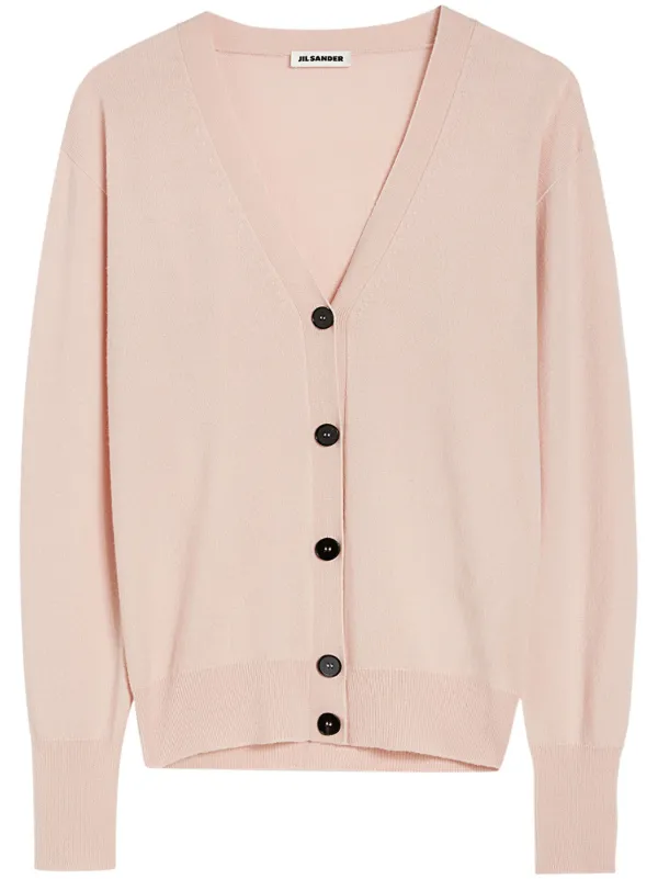 Jil Sander カシミア カーディガン | ピンク | FARFETCH JP
