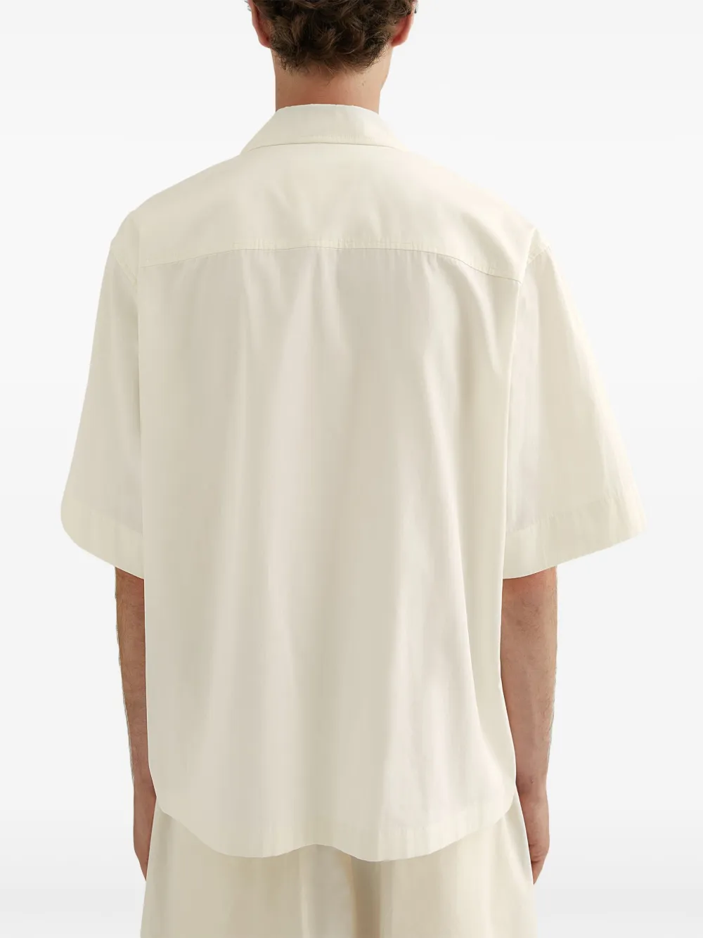 Jil Sander Katoenen shorts Wit