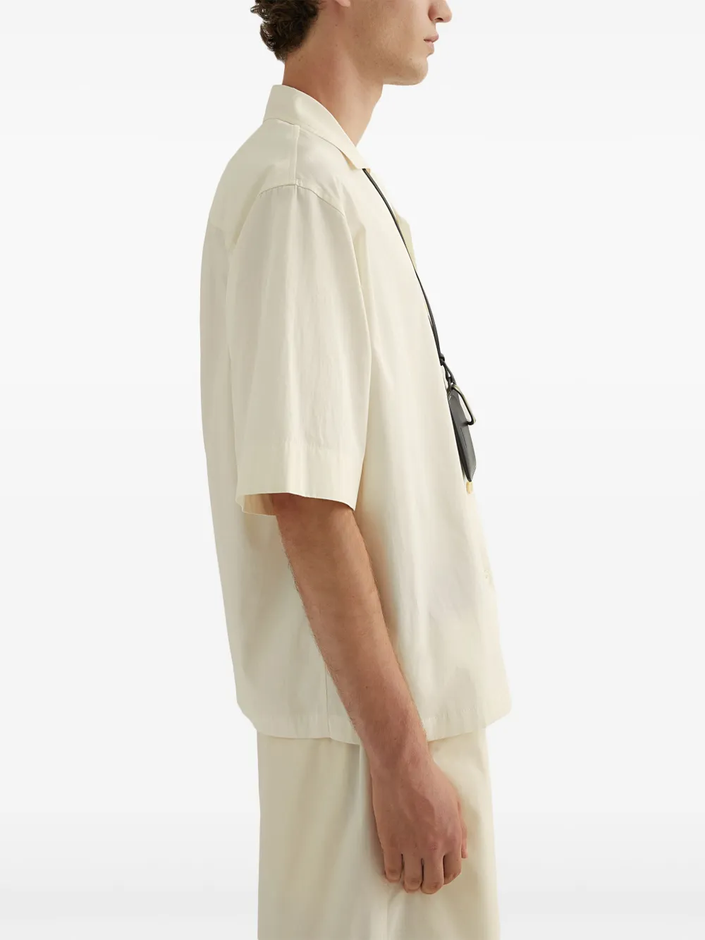 Jil Sander Katoenen shorts Wit