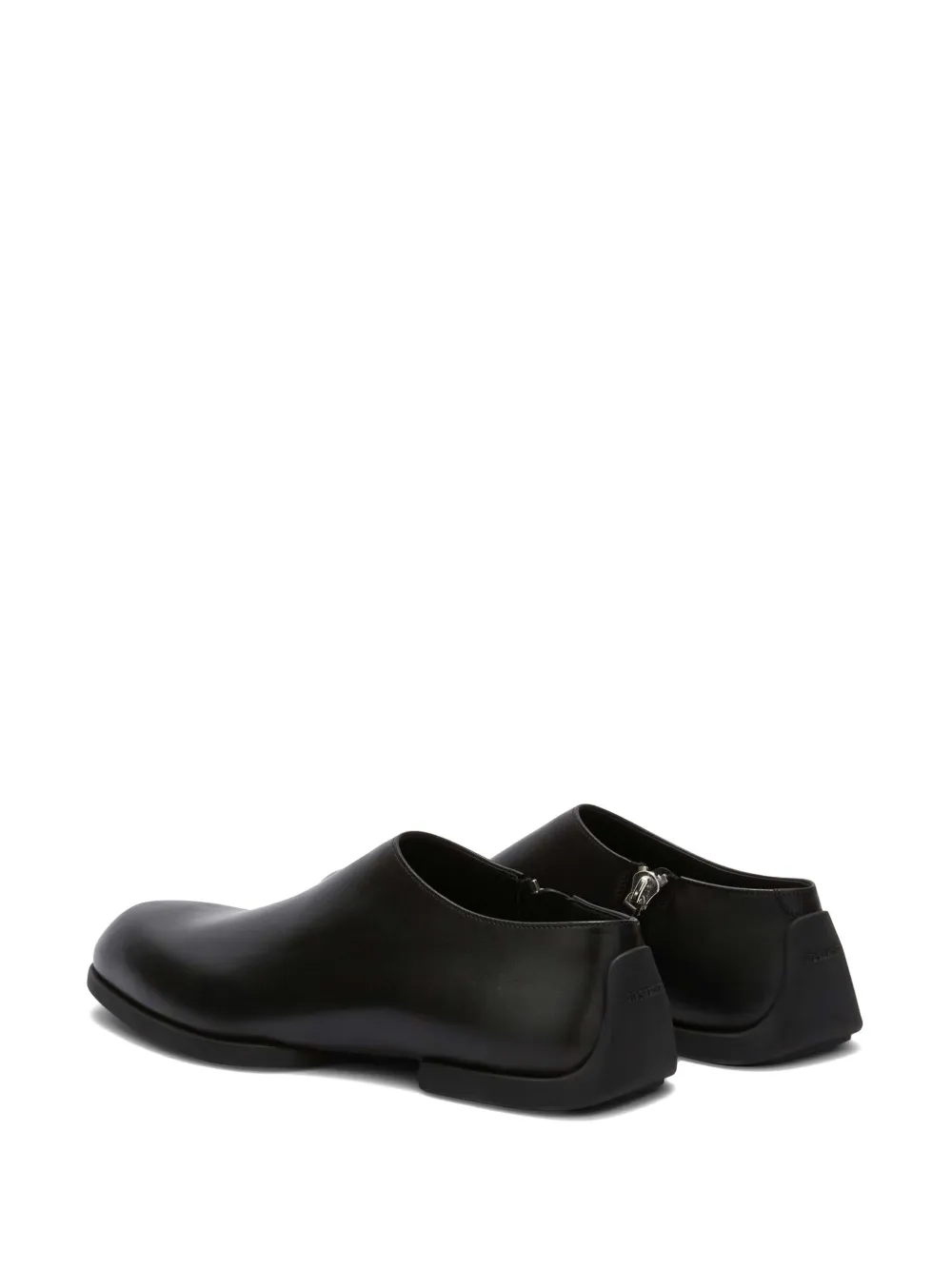 Jil Sander leather loafers Black