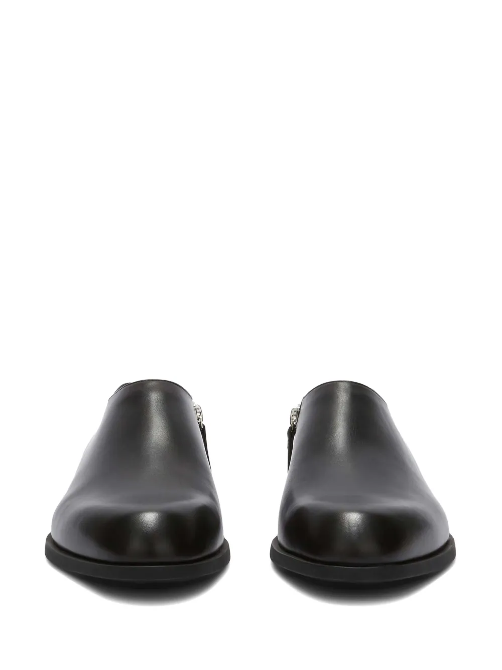 Jil Sander leather loafers Black