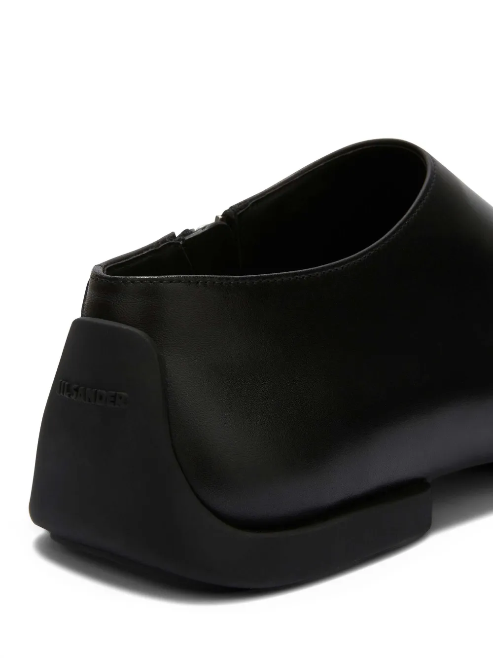 Jil Sander leather loafers Black