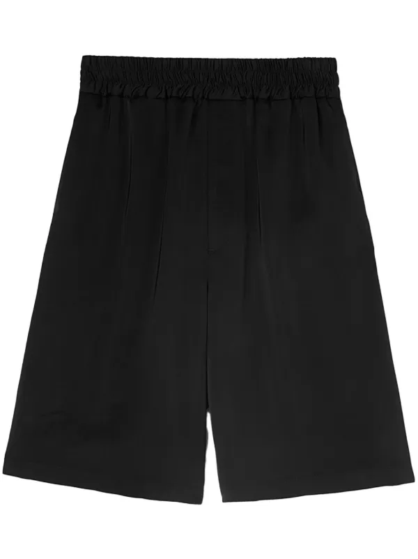 Jil Sander ハイウエスト ショートパンツ | ブラック | FARFETCH JP