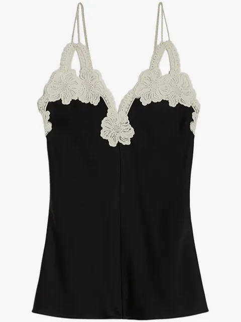 Jil Sander floral-embroidered top