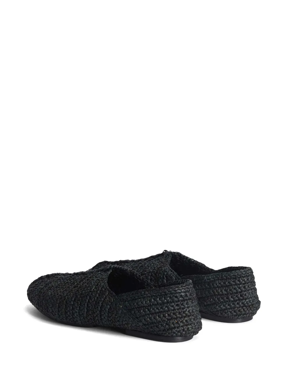 Jil Sander interwoven-design slippers Black