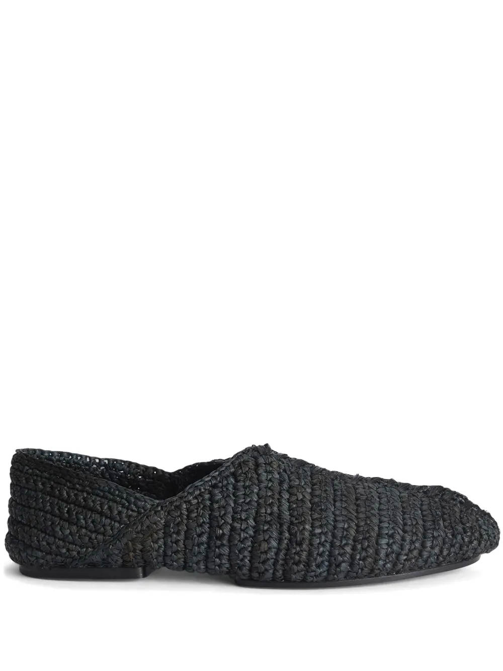 Jil Sander interwoven-design slippers Black