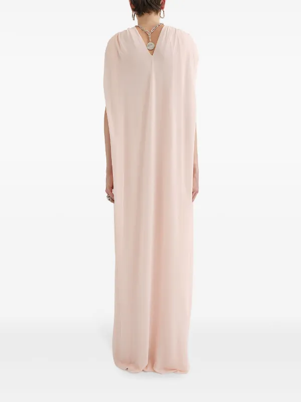 Jil Sander Draped Maxi Dress | Neutrals | FARFETCH