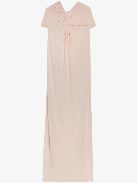 Jil Sander draped maxi dress