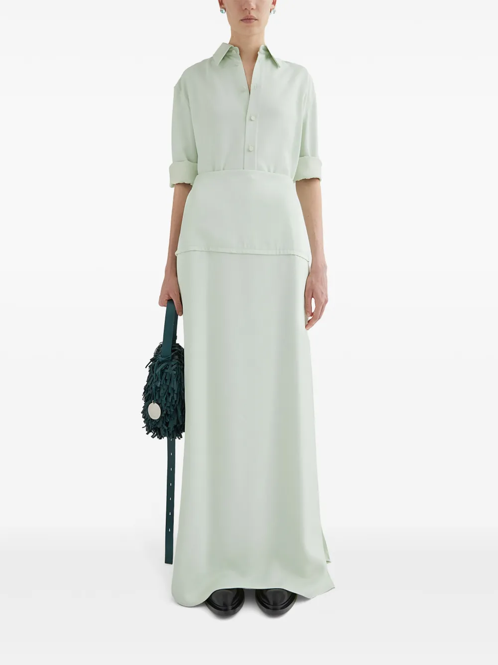 Jil Sander Straight rok - Groen