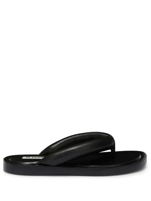 Jil Sander leather slides