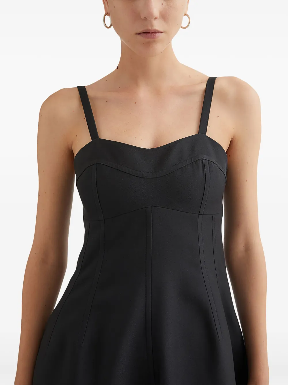 Jil Sander Midi-jurk Zwart