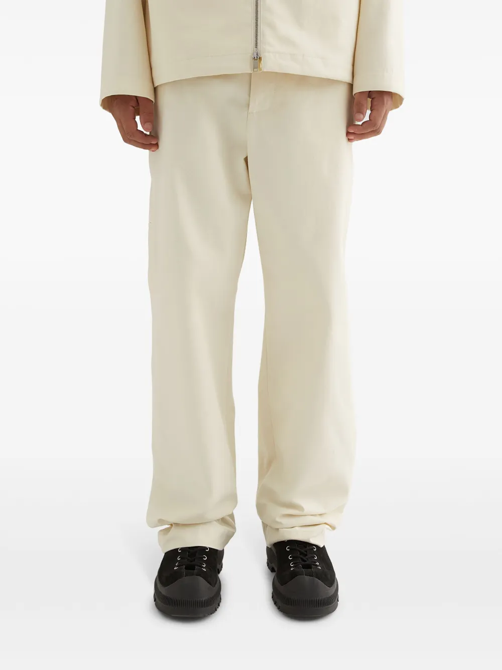 Jil Sander Straight broek Beige