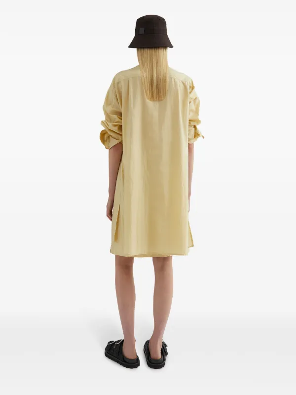JIL SANDER ボタン付きシャツ Jil Sander コンシールボタン シャツ | ブラック | FARFETCH JP