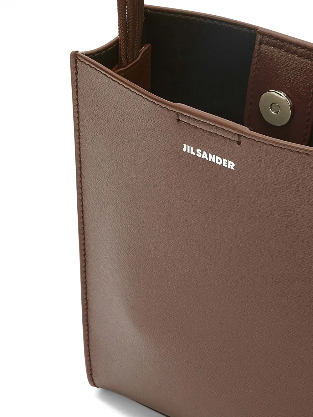 Jil Sander Tangle kleine schoudertas Bruin