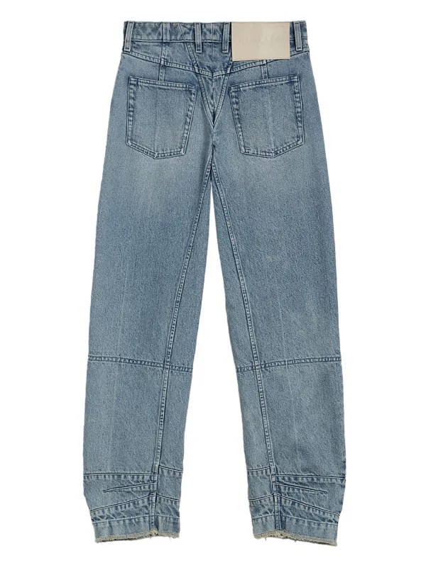 JIL SANDER ジルサンダー テーパード/キャロットブルージーンズ 38 Jil Sander テーパードジーンズ | ブルー | FARFETCH JP