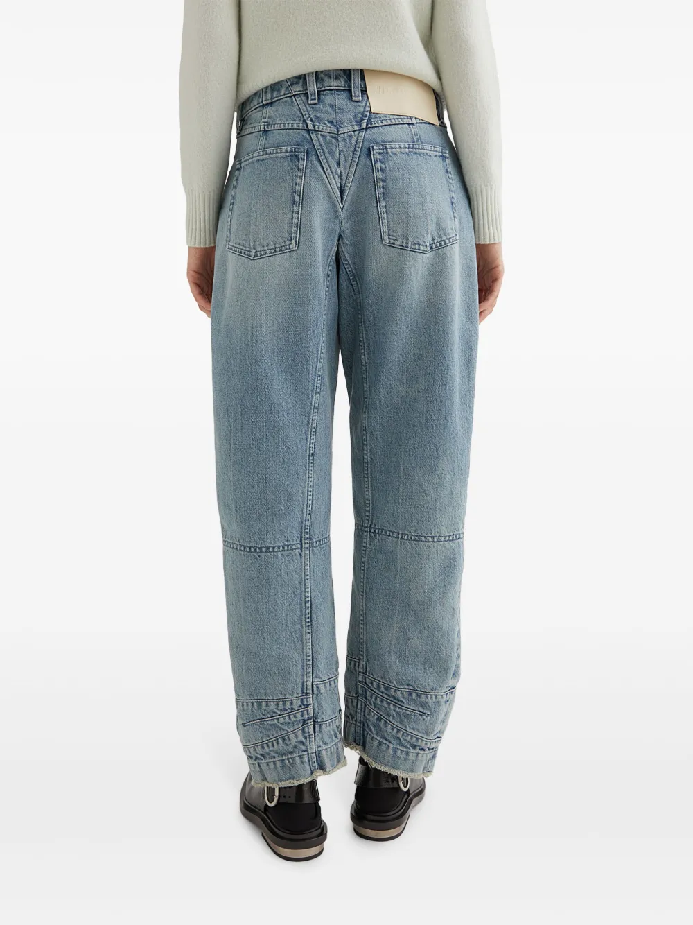 JIL SANDER TAPERED-LEG JEANS