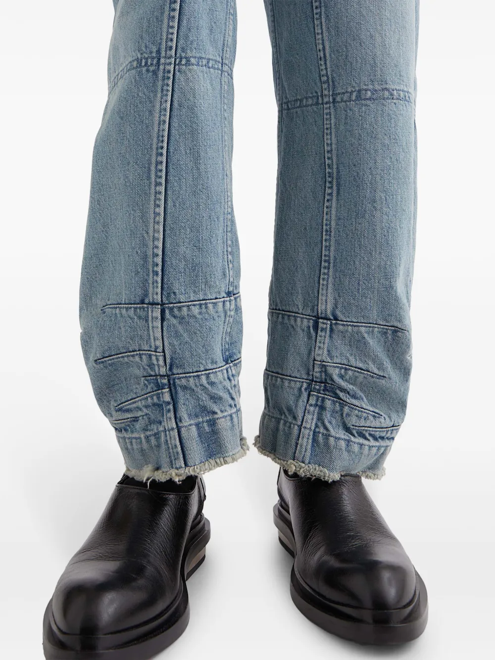 Shop Jil Sander Tapered-leg Jeans In Blue