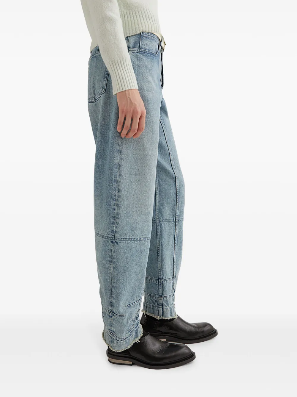 JIL SANDER TAPERED-LEG JEANS
