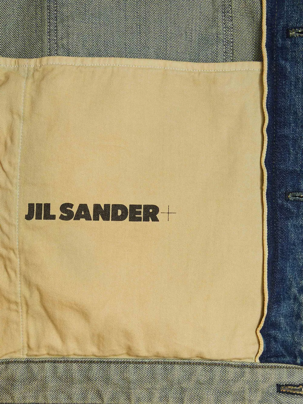 Jil Sander Denim jack Blauw