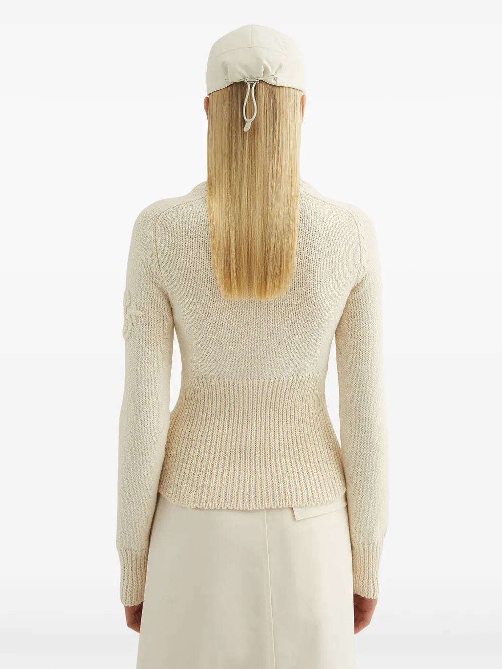 Jil Sander Vest met rits Beige