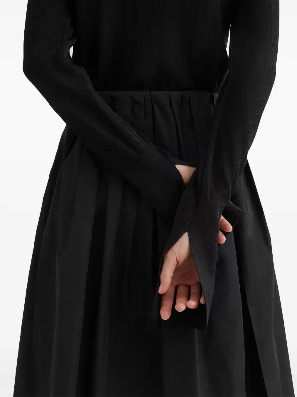 Jil Sander クルーネック プルオーバー | ブラック | FARFETCH JP