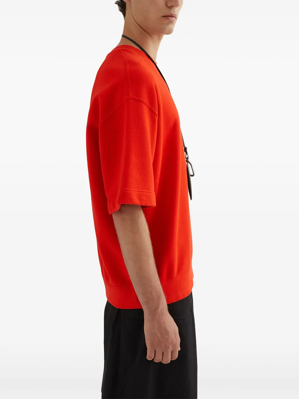 Jil Sander T-shirt met ronde hals Oranje