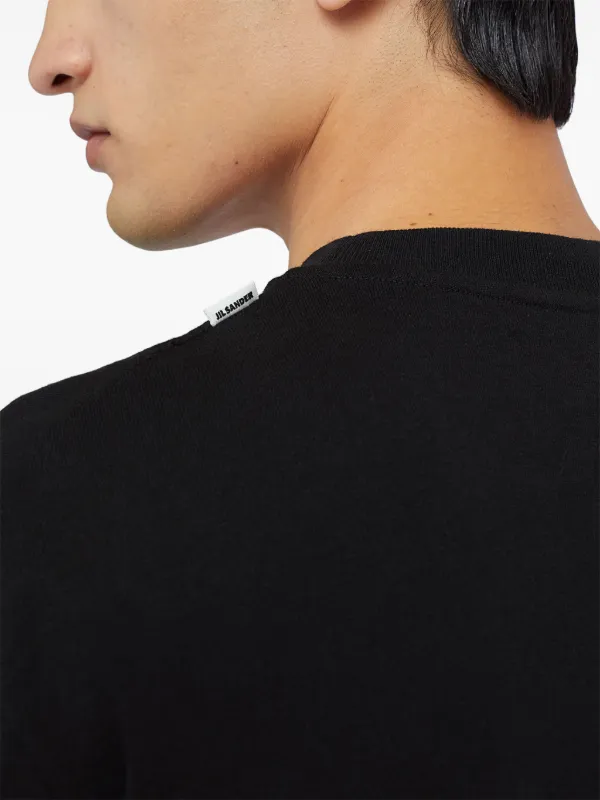 【国内発送】Jil Sander クルーネックTシャツ Jil Sander クルーネック Tシャツ | ブルー | FARFETCH JP