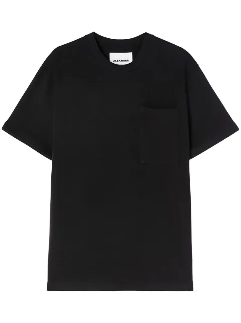 Jil Sander playera con cuello redondo