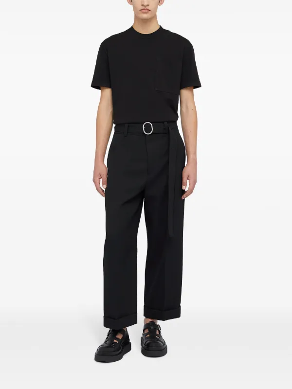 【国内発送】Jil Sander クルーネックTシャツ Jil Sander クルーネック Tシャツ | ブルー | FARFETCH JP