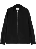 Jil Sander zip-up sweatshirt - Black