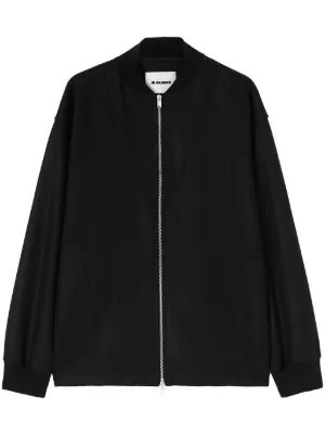 Jil Sander high-neck zip-up Cardigan | Black | FARFETCH ZA