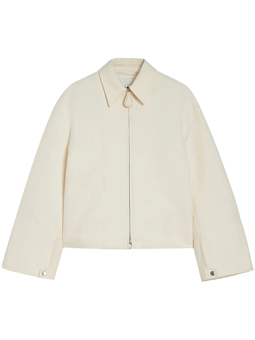 Jil Sander Katoenen jack Beige