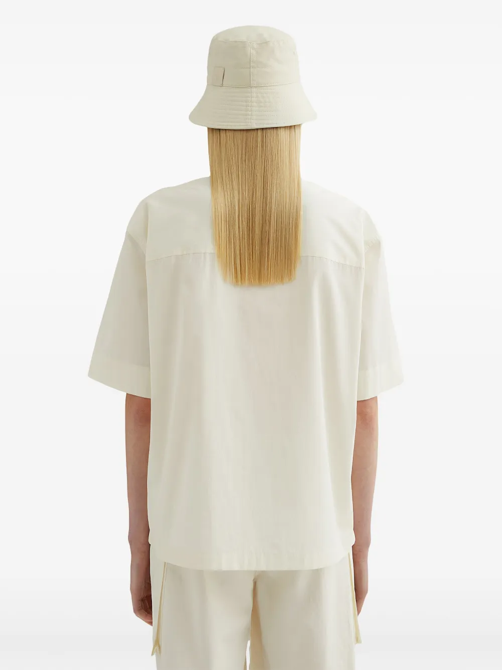 Jil Sander Blouse met korte mouwen Beige