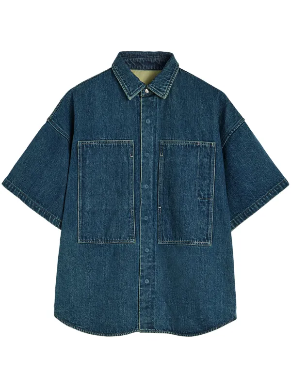 最先端 Jil Sander デニムシャツ | ブルー | FARFETCH JP Jacket Outer