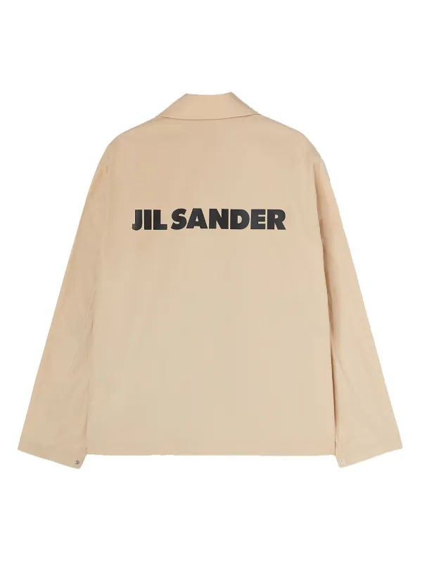 Jil Sander ロゴ ジャケット | ニュートラル | FARFETCH JP