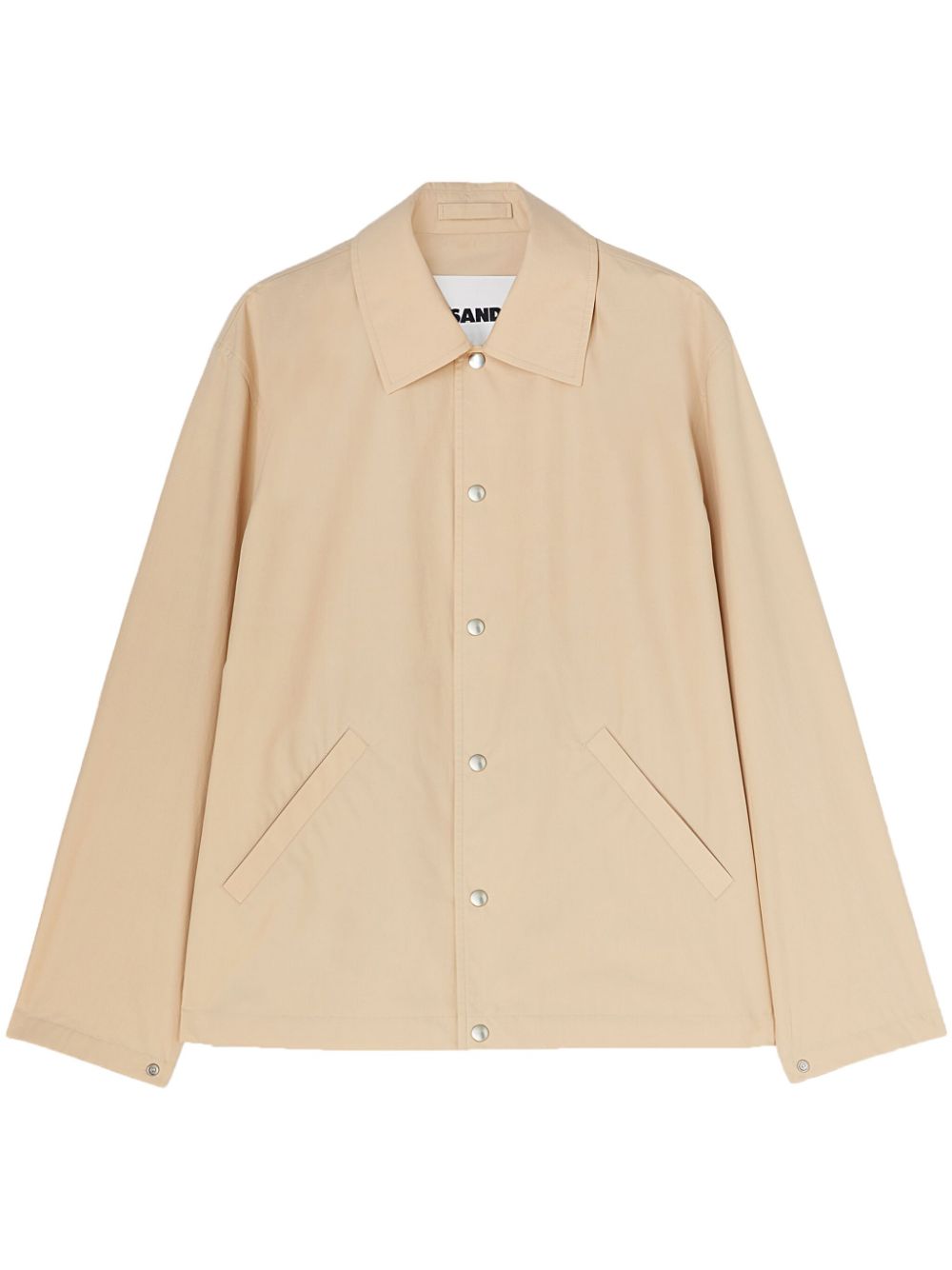 Jil Sander logo-print jacket - Neutrals