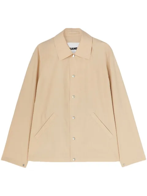 Jil Sander chamarra con logo estampado